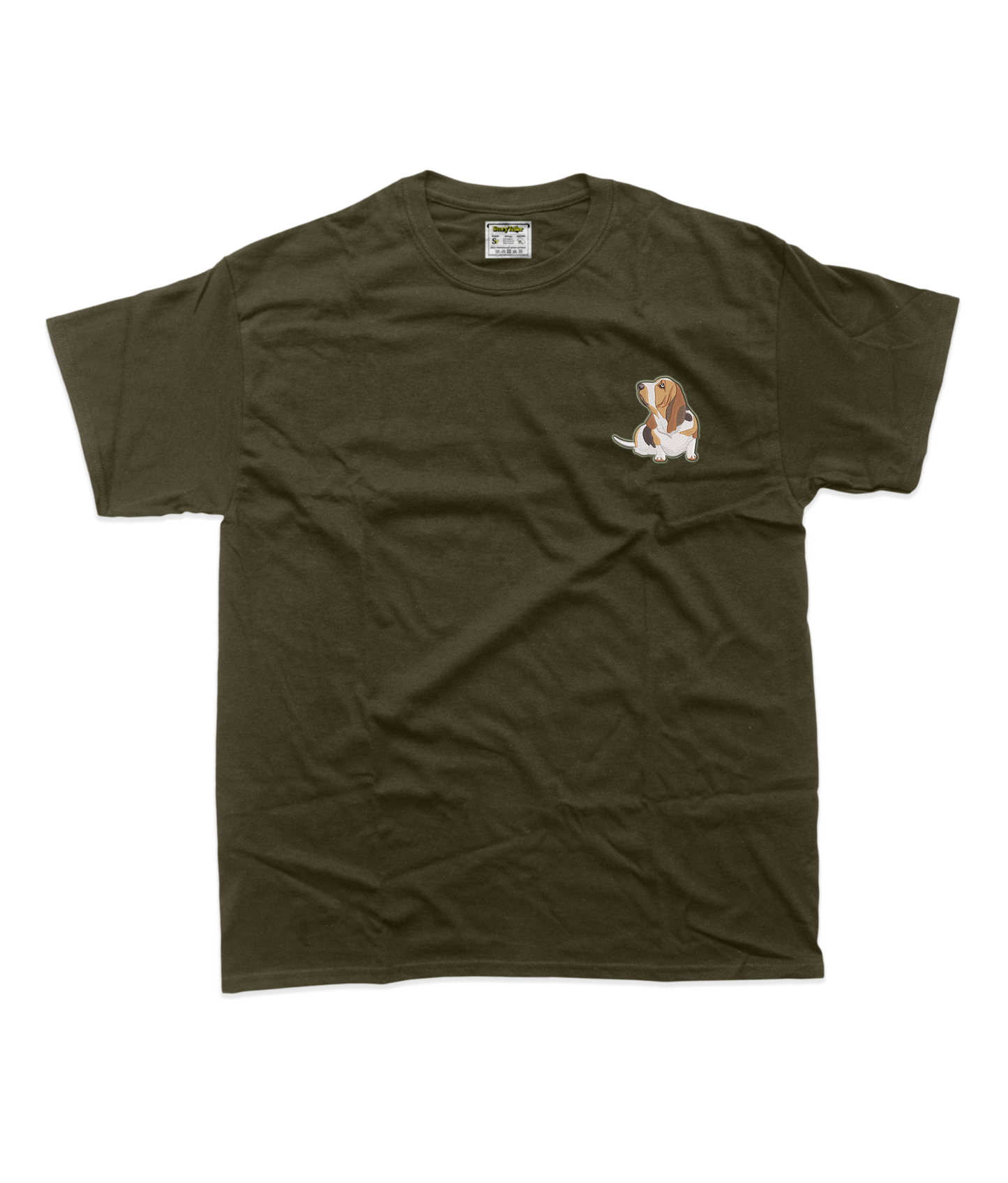 Чоловіча футболка з фотовишивкою собачок