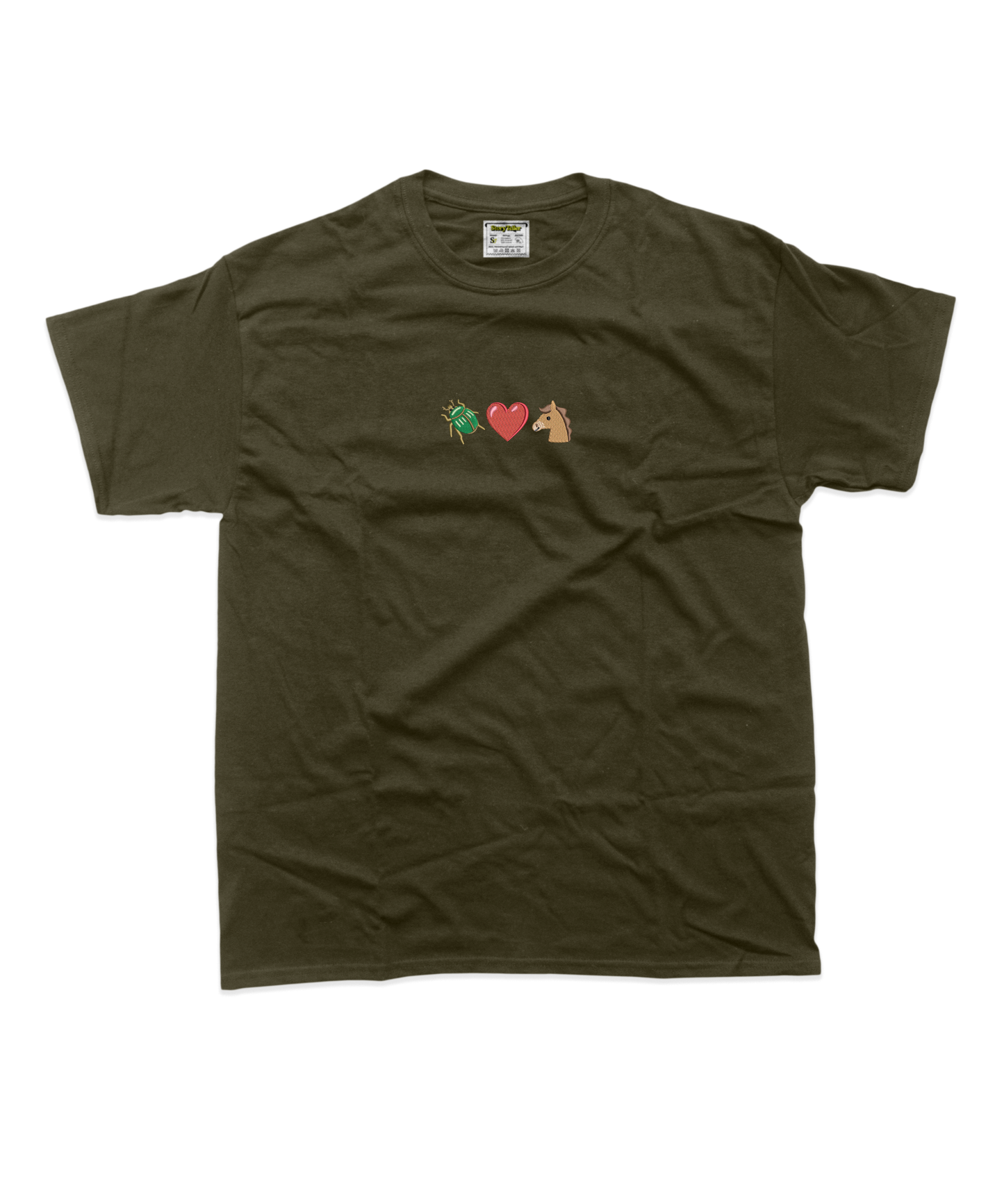 Чоловіча футболка з вишивкою 15х15 см - Емодзі