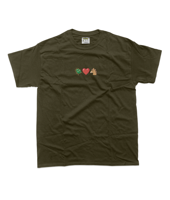 Дитяча футболка з вишивкою 15х15 см - Емодзі