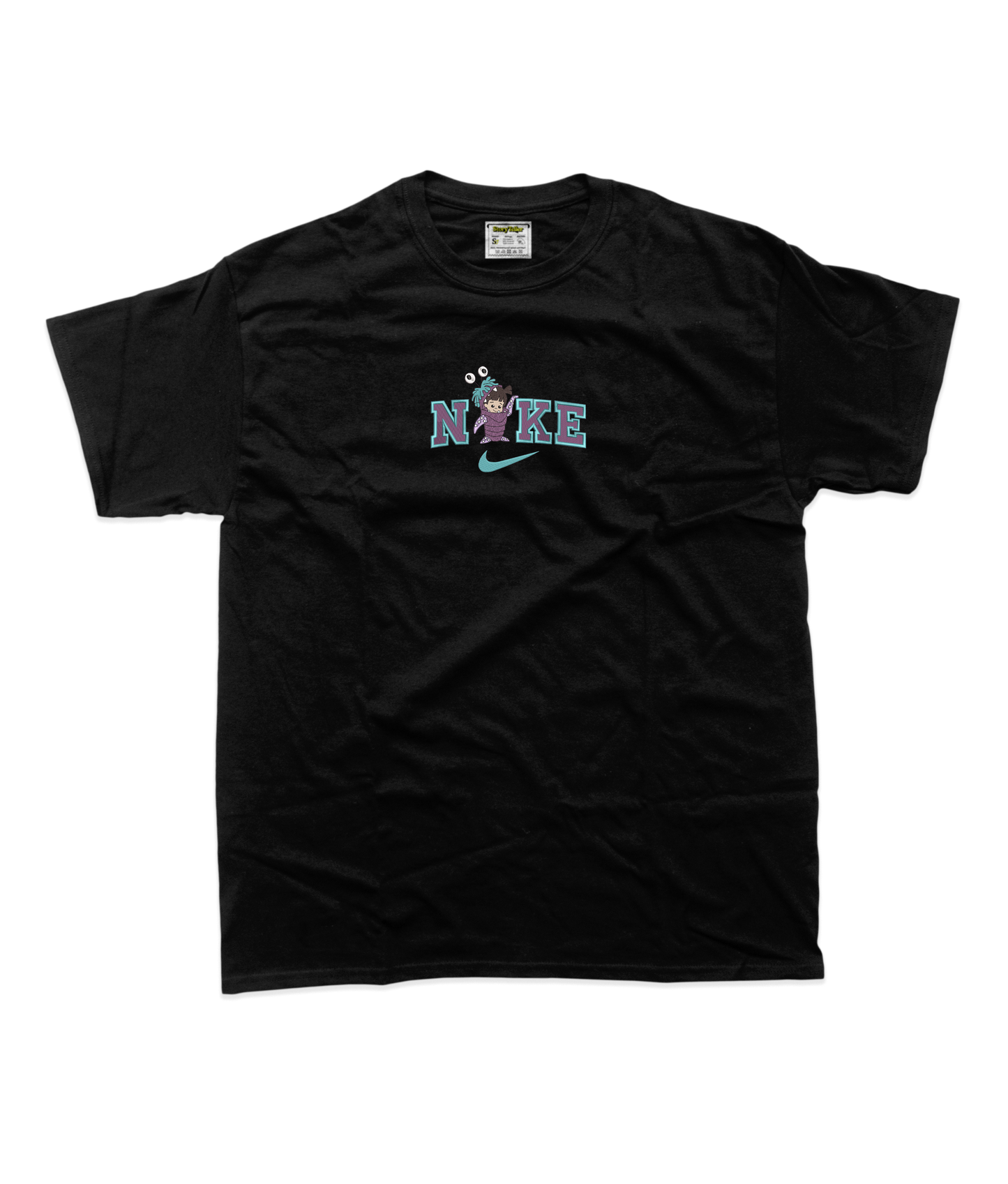 Чоловіча футболка з вишивкою 20х20 см - дівчинка Бу