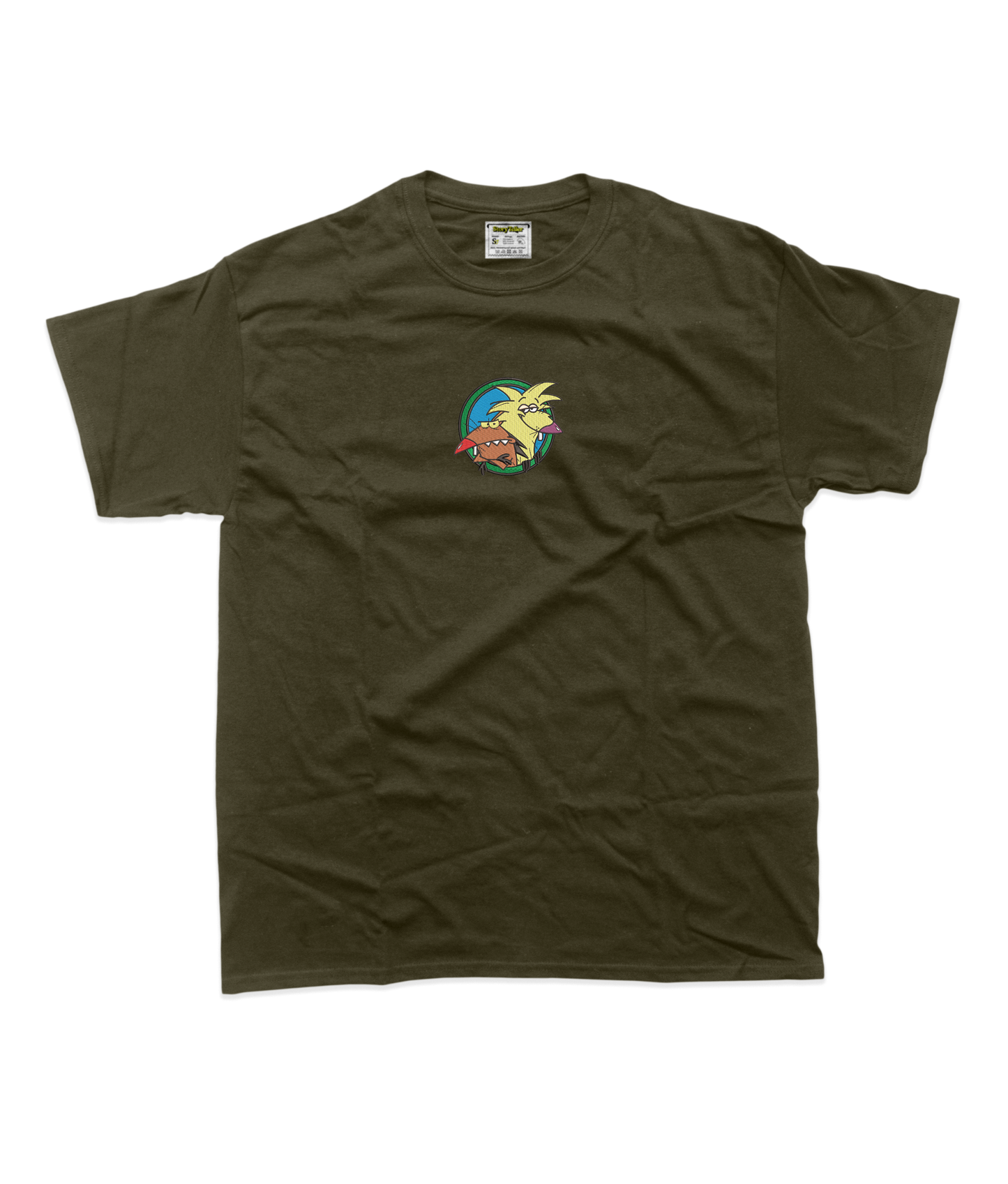 Дитяча футболка з вишивкою 10х10 см - Злюки бобри