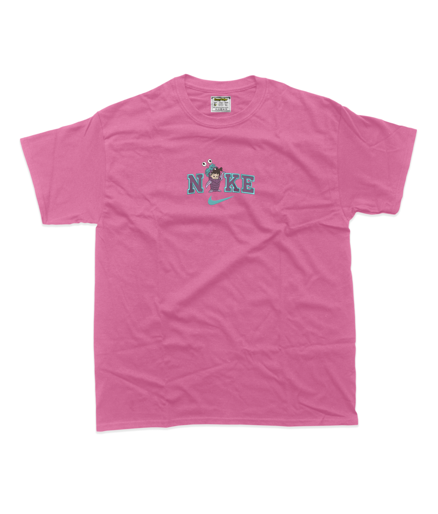 Чоловіча футболка з вишивкою 20х20 см - дівчинка Бу