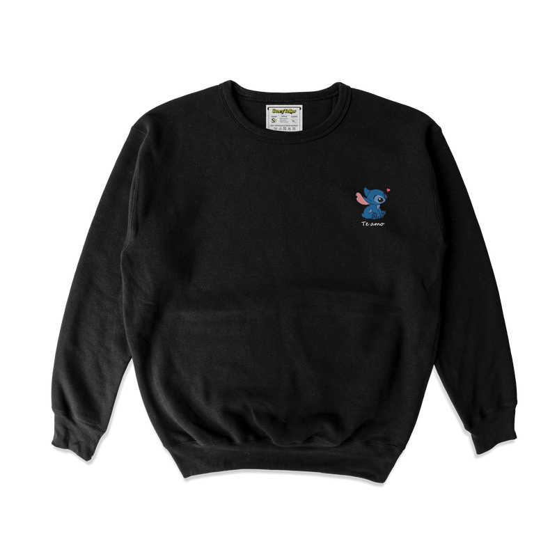 Дитячий світшот з вишивкою 10х10 см - Стіч, Te Amo