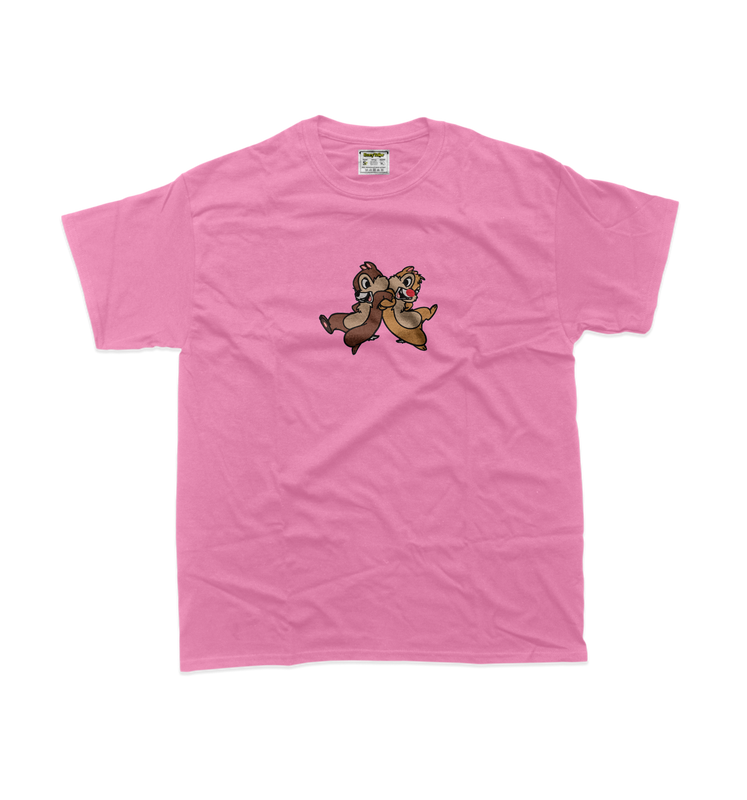 Дитяча футболка з вишивкою 20х20 см - Чіп і Дейл