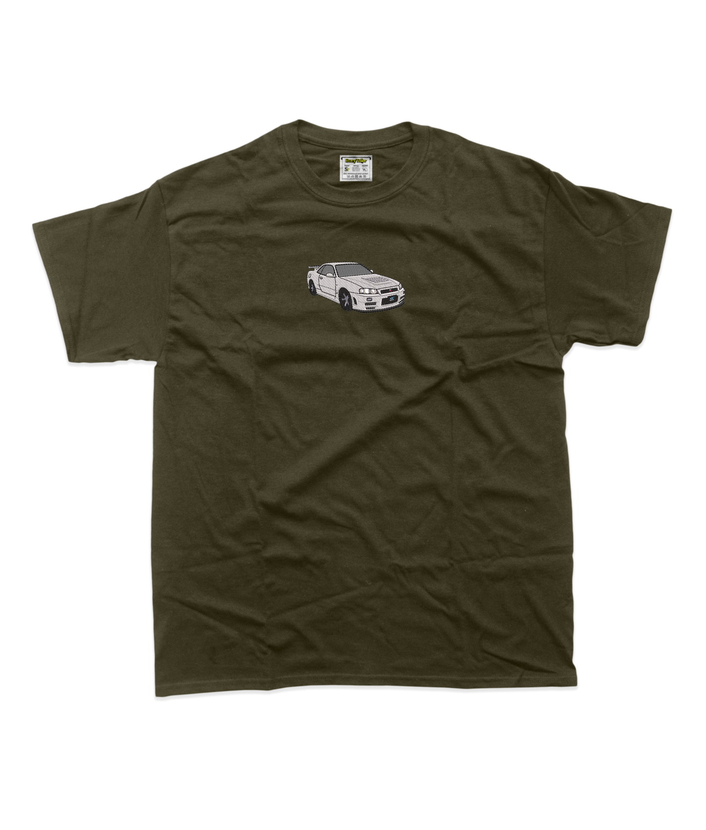 Чоловіча футболка з фотовишивкою машин