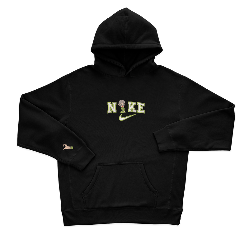 Жіночий худі з вишивкою 20х20 см - Найк бабуся