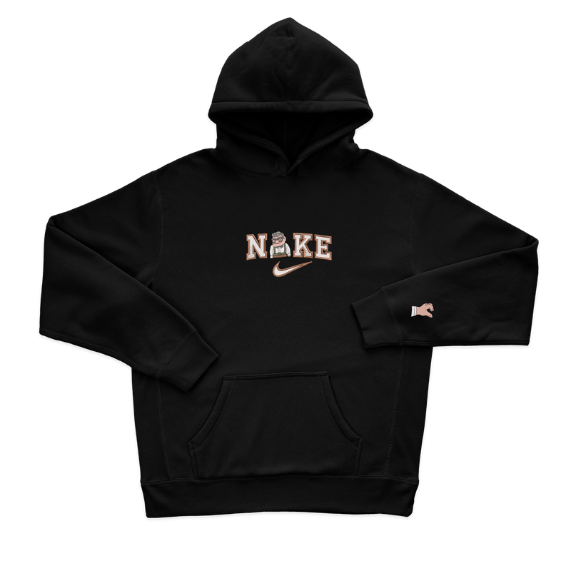 Жіночий худі з вишивкою 20х20 см - Найк дідусь