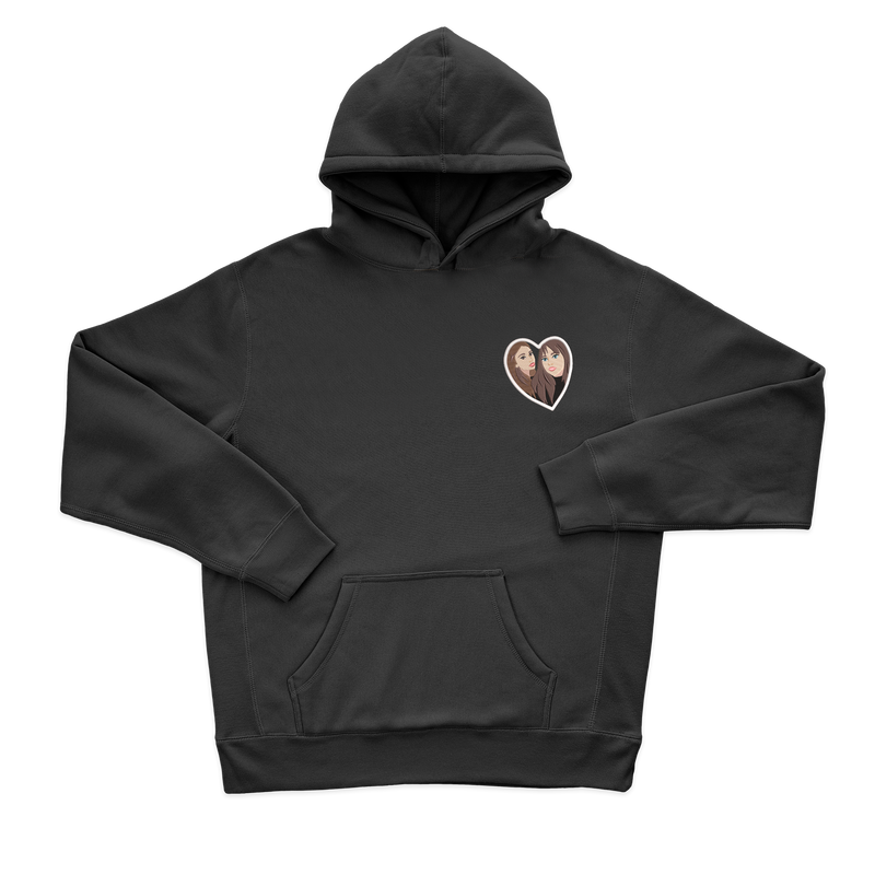 Жіночий худі з фотовишивкою 10х10 - Подруги, стиль мультик