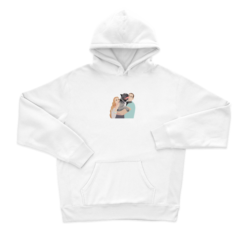 Дитячий худі з фотовишивкою 20х20, парні, стиль мультик